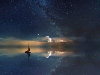ocean, free wallpaper, milky way