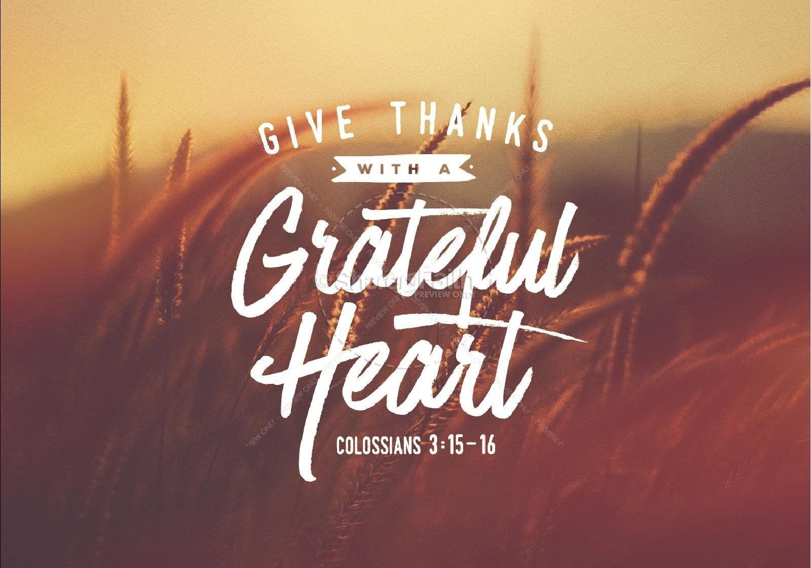 give thanks